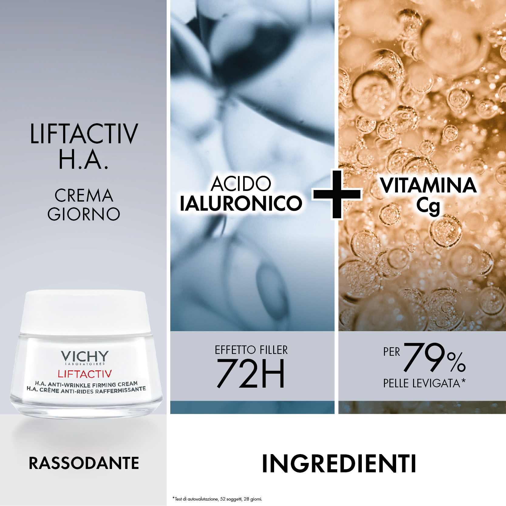 Vichy Cofanetto Regalo per un effetto Filler Anti-Rughe con Liftactiv H.A. Epidermic Filler Siero 10 ml + Liftactiv H.A. Crema Giorno 50 ml + Liftactiv H.A. Crema Notte 15 ml Vichy Cofanetto Regalo per un effetto Filler Anti-Rughe con Liftactiv H.A. Epidermic Filler Siero 10 ml + Liftactiv H.A. Crema Giorno 50 ml + Liftactiv H.A. Crema Notte 15 ml