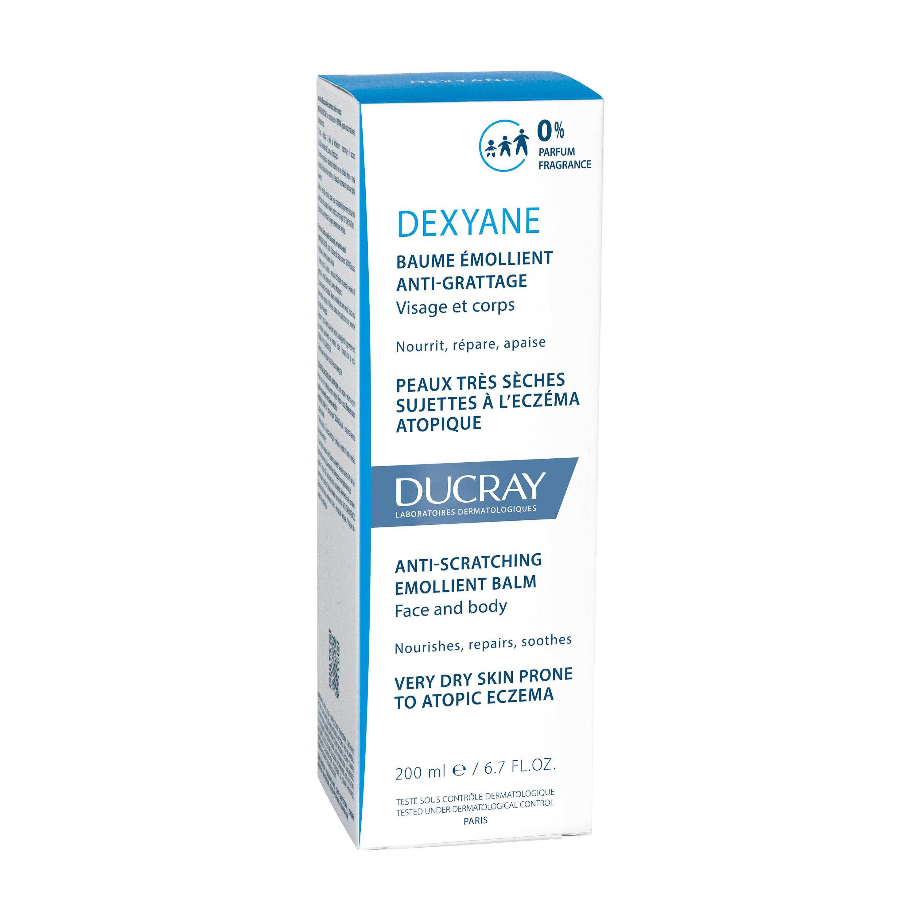 Ducray Dexyane - Balsamo Emolliente Anti-Grattage Viso E Corpo 200 ml