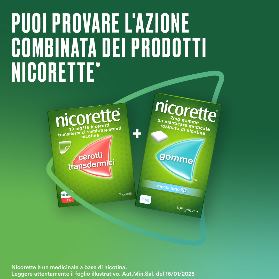 Nicorette Gomme 2 mg Nicotina Menta 105 Gomme Masticabili Nicorette Gomme 2 mg Nicotina Menta 105 Gomme Masticabili