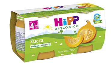 Hipp Bio Omogenizzato Zucca  2X80g Hipp Bio Omogenizzato Zucca  2X80g