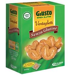Giusto Senza Glutine Ventaglietti Biscotti di Sfoglia 150 g Giusto Senza Glutine Ventaglietti Biscotti di Sfoglia 150 g