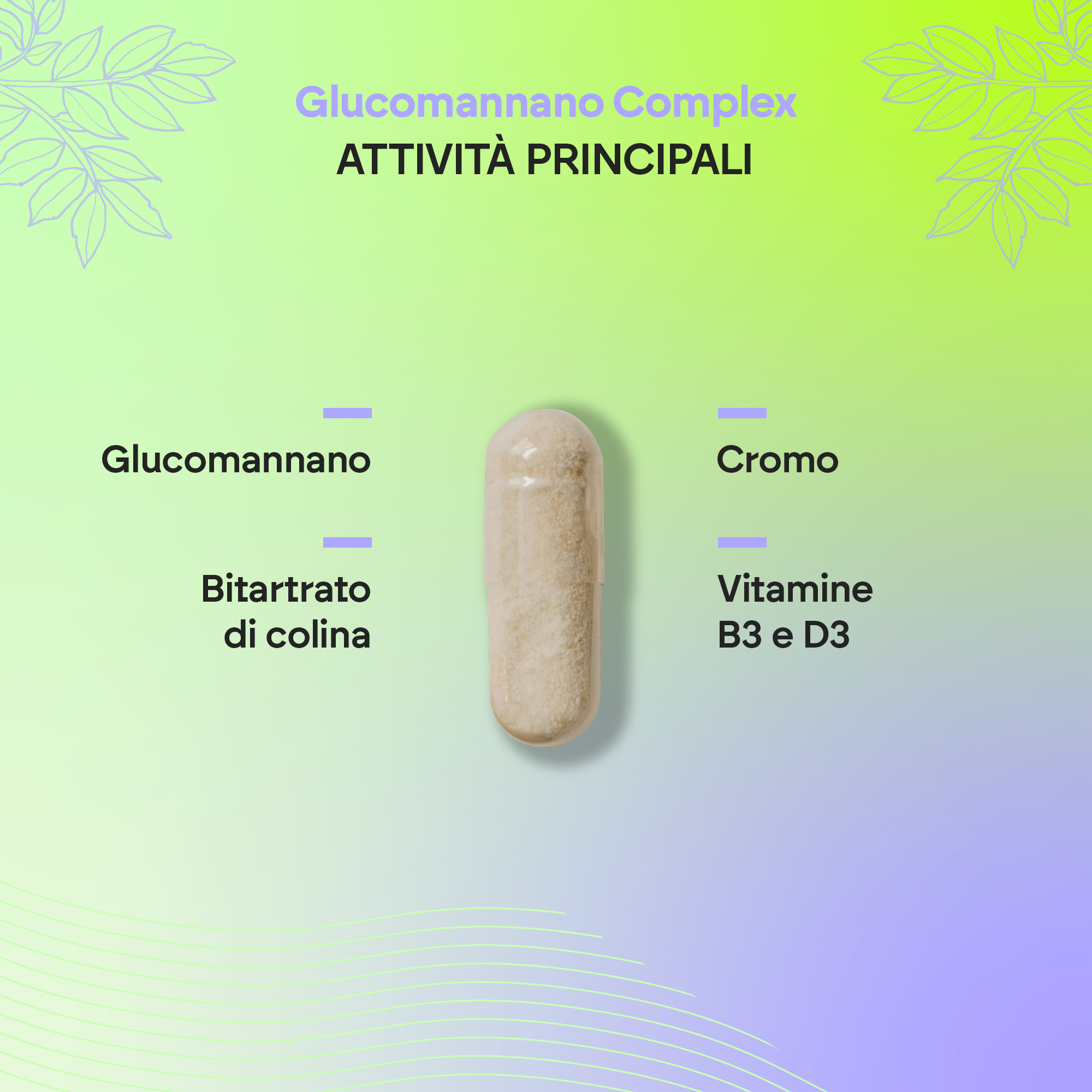 Nutralie Glucomannano Complex 120 Capsule - Integratore Per Il Controllo Del Peso Corporeo