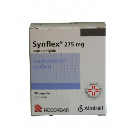 Synflex 275 mg Naprossene sodico 30 Compresse Synflex 275 mg Naprossene sodico 30 Compresse