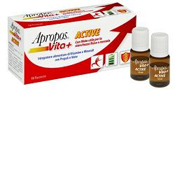 Apropos Vita+ Active Integratore Stanchezza e Affaticamento 12 Flaconcini