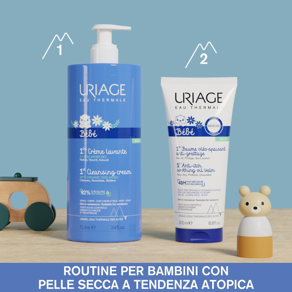 Balsamo olio lenitivo anti-prurito URIAGE per pelle secca soggetta ad eczema atopico 200ml Balsamo olio lenitivo anti-prurito URIAGE per pelle secca soggetta ad eczema atopico 200ml