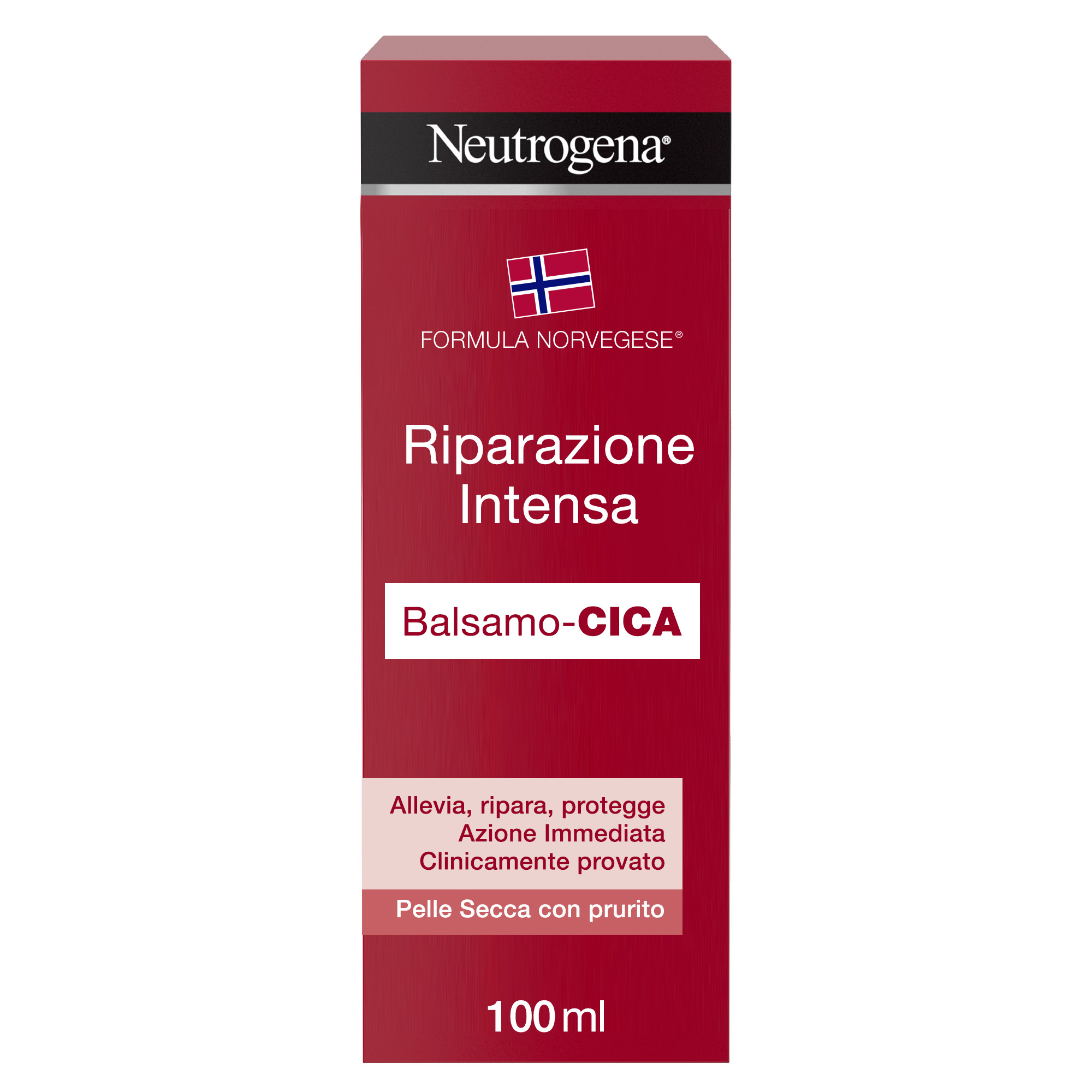 Neutrogena - Formula Norvegese Balsamo CICA Riparazione Intensa, Crema Corpo Viso e Mani, Formula con Glicerina, Pelle Molto Secche, 100 ml Neutrogena - Formula Norvegese Balsamo CICA Riparazione Intensa, Crema Corpo Viso e Mani, Formula con Glicerina, Pelle Molto Secche, 100 ml