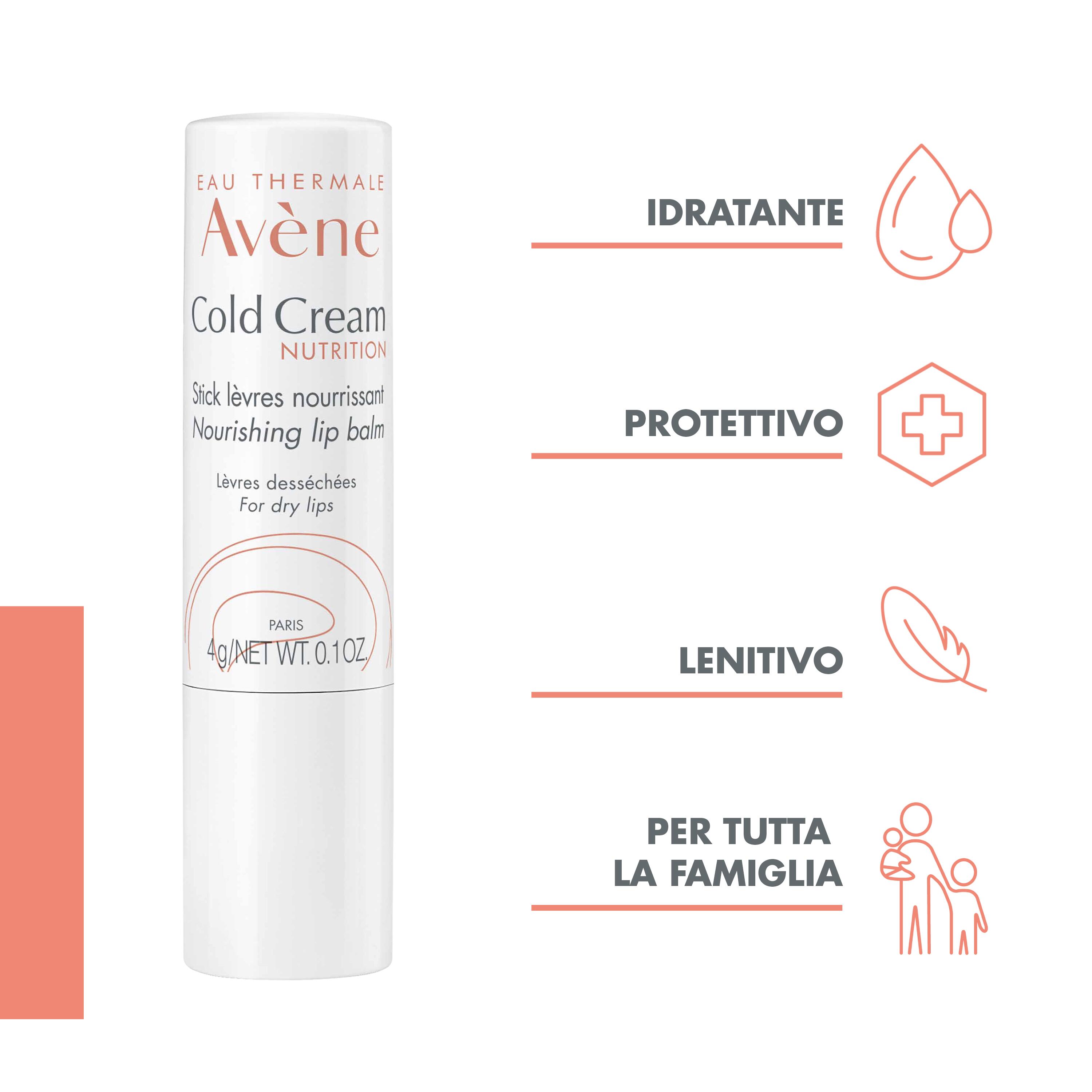 Avène Cold Cream - Balsamo Nutrizione Intensa Per Labbra Molto Secche E Screpolate 4 g