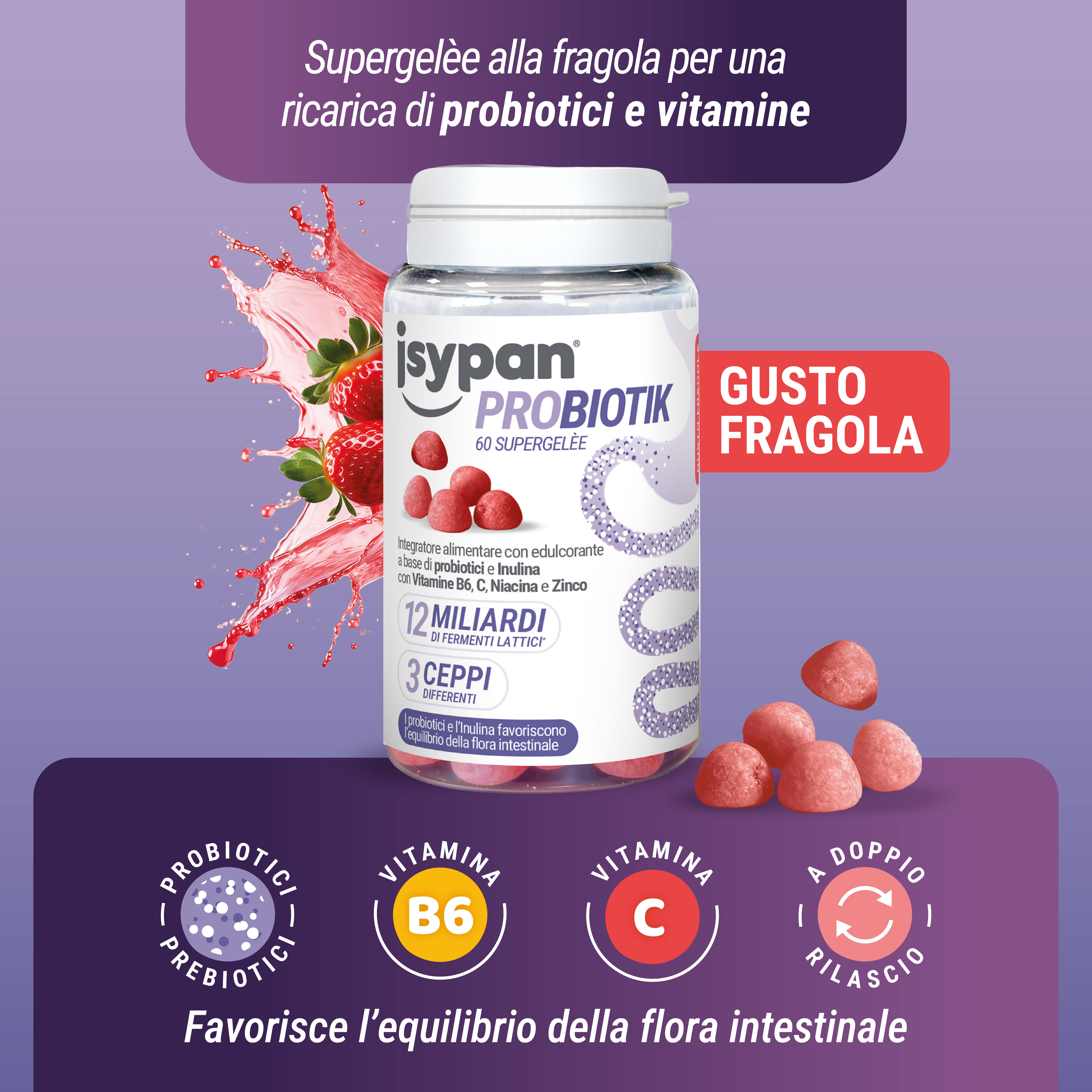 Isypan Probiotik Fermenti Lattici 60 supergelée