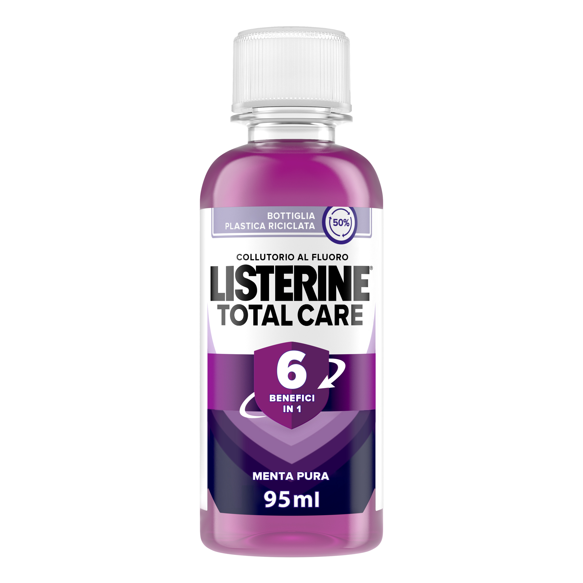 Listerine Total Care, Colluttorio Cura Completa Contro Placca, Carie e Tartaro, 6 Benefici in 1,95ml Listerine Total Care, Colluttorio Cura Completa Contro Placca, Carie e Tartaro, 6 Benefici in 1,95ml