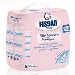 Fissan Baby Telo Igienico Multiuso 60x60cm 10 Pezzi Fissan Baby Telo Igienico Multiuso 60x60cm 10 Pezzi