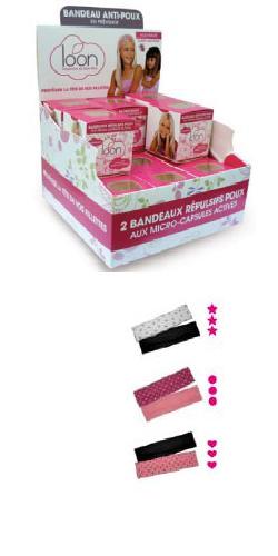 FASCIA ANTIPIDOCCHI LOON 721 NERO 1 PEZZO