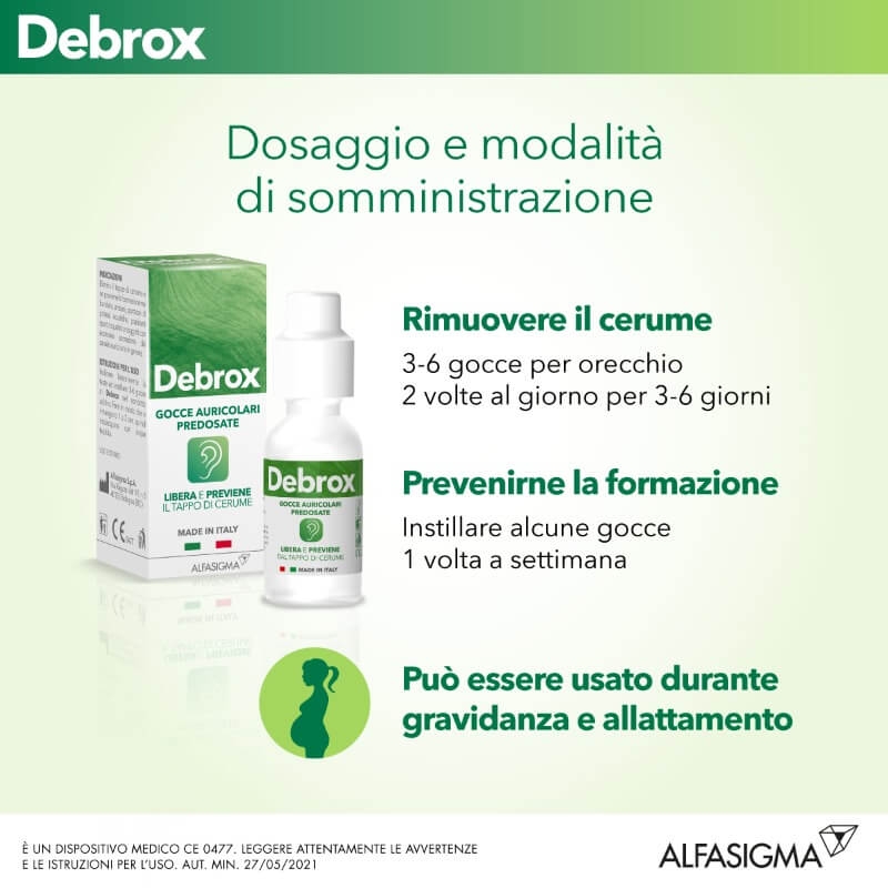 Debrox Gocce Auricolari Predosate 15 ml Debrox Gocce Auricolari Predosate 15 ml