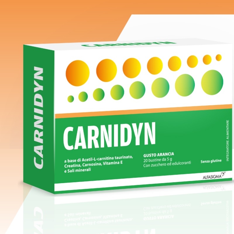 Carnidyn Integratore Tonico Energetico 20 Bustine 