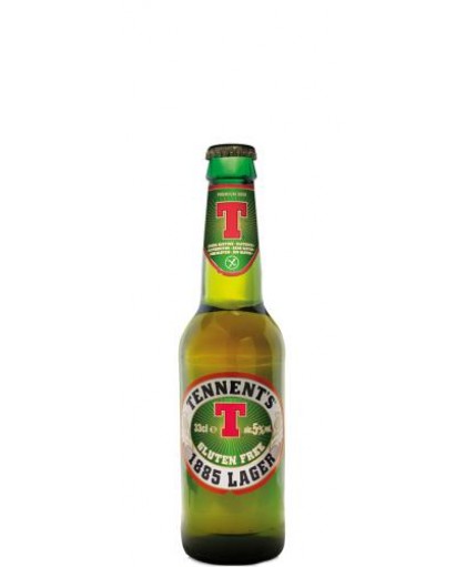 Interbrau Tennent's 1885 Lager Birra Senza Glutine 330ml Interbrau Tennent's 1885 Lager Birra Senza Glutine 330ml