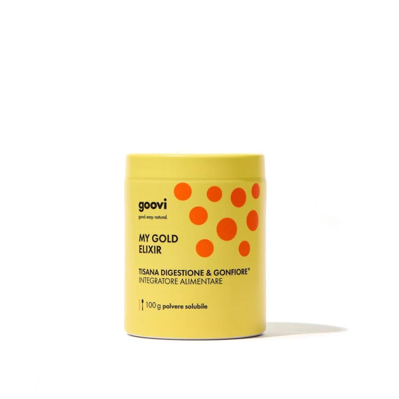 Goovi My Gold Elixir - Tisana Per Digestione E Gonfiore Addominale Polvere 100 g