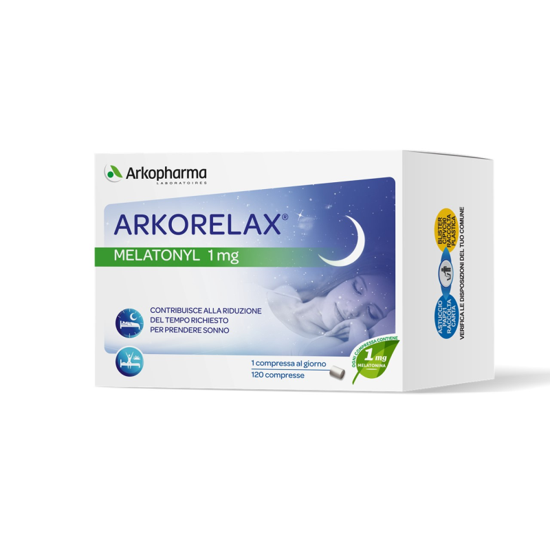 Arkorelax Melatonyl Integratore Sonno 120cpr Arkorelax Melatonyl Integratore Sonno 120cpr