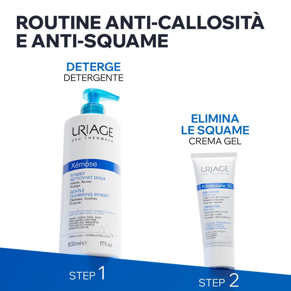 Uriage Kératosane 30 - Crema Gel Per Ispessimenti Cutanei 75 ml