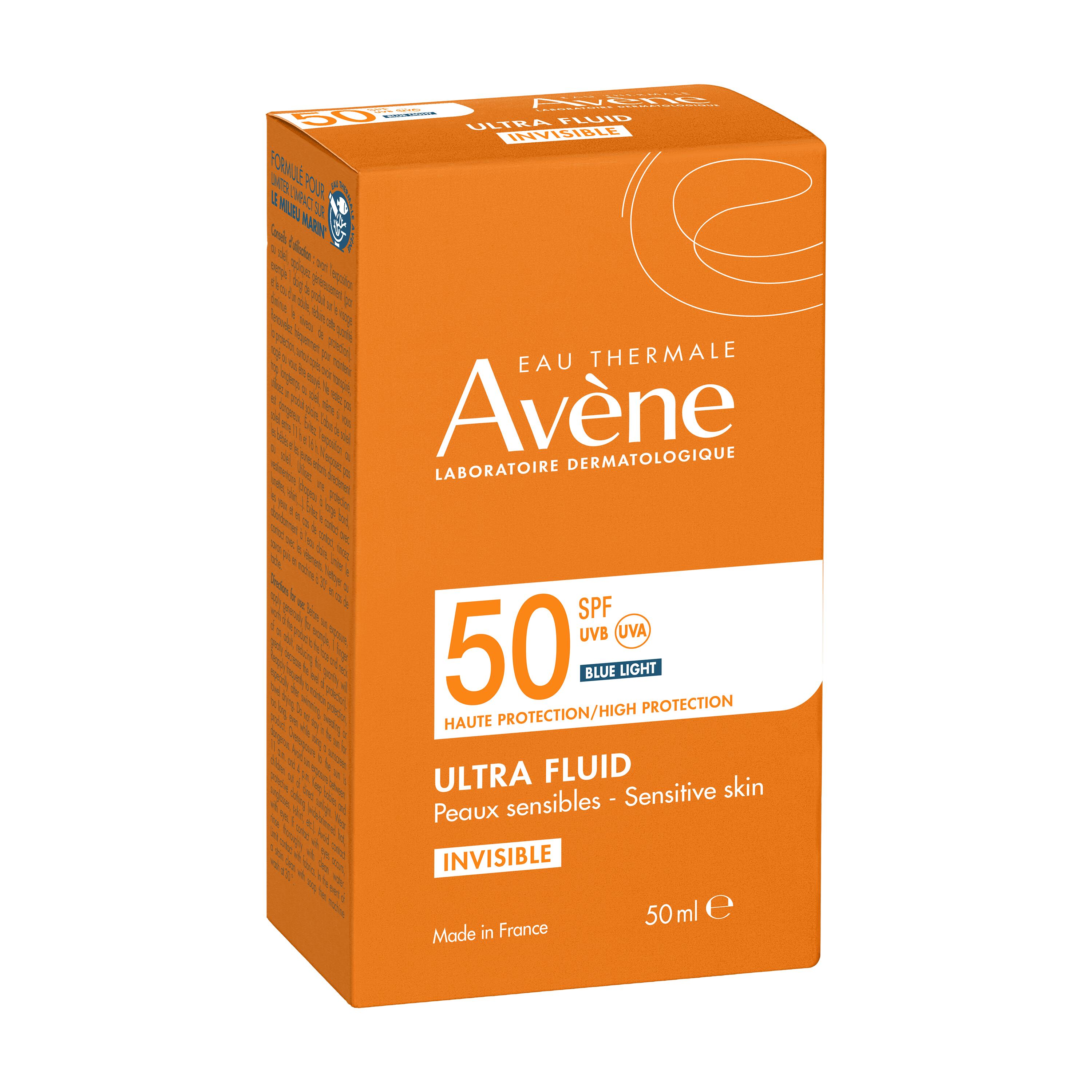 Avène - Ultra Fluid Invisibile SPF50 Protezione Solare Viso Alta 50 ml