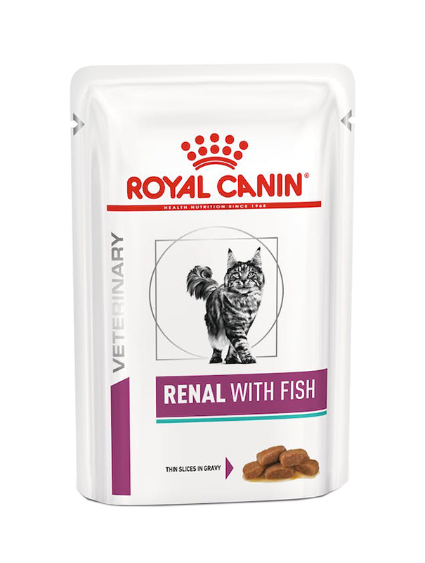 VHN WET CAT RENAL FISH 12X85G