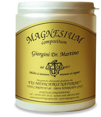 Dr. Giorgini Magnesium Compositum Polvere Integratore di Magnesio 500g
