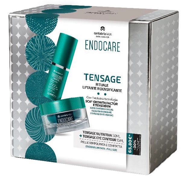 Endocare Tensage Rituale 2025 Crema Nutritiva 50 Ml + Eye Contour 15 Ml