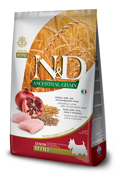 N&D DOG ANCEST CH&PO S MI2,5KG