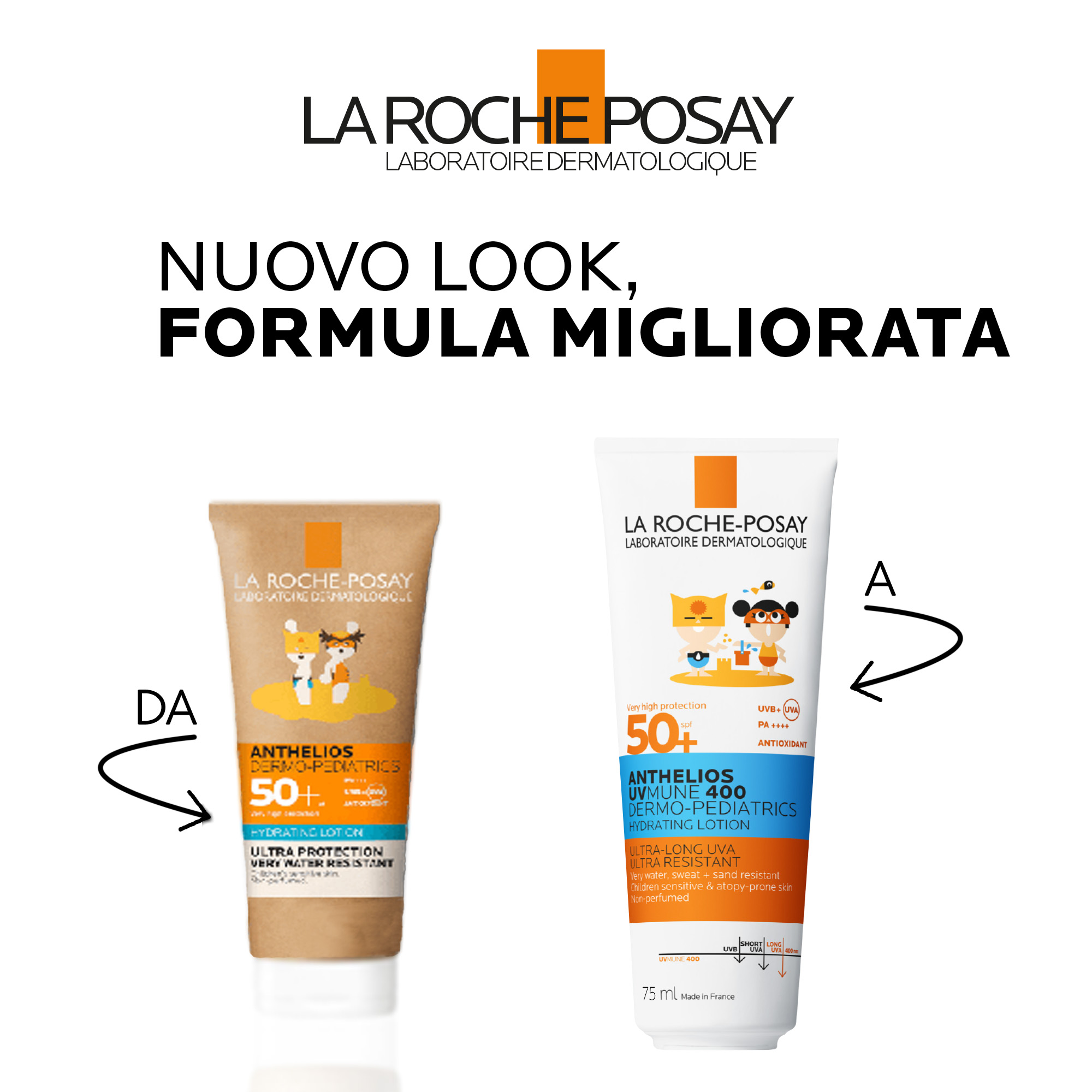 La Roche-Posay - Anthelios Uvmune 400 Dermo-Pediatrics Latte Idratante SPF50+ Bambini 75 ml
