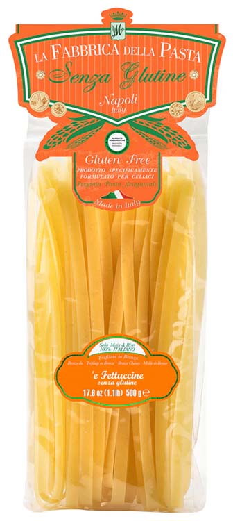 LE FETTUCCINE SENZA GLUTINE 500 G LE FETTUCCINE SENZA GLUTINE 500 G