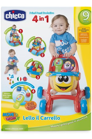 Chicco Lello il Carrello Primi passi evolutivi 4in1 9+ mesi