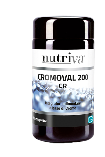 Nutriva Cromoval 200 Integratore Metabolismo dei Lipidi 60 Compresse