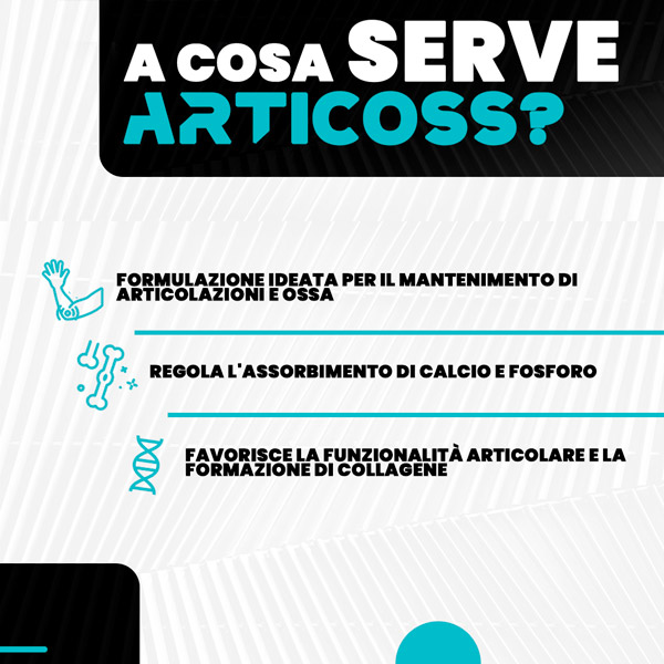 T-Rex Integratori Articoss 60 Compresse - Integratore Per Articolazioni E Ossa