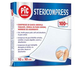 Garza sterile Pic Stericompress - 10 x 10 cm - 25 pezzi