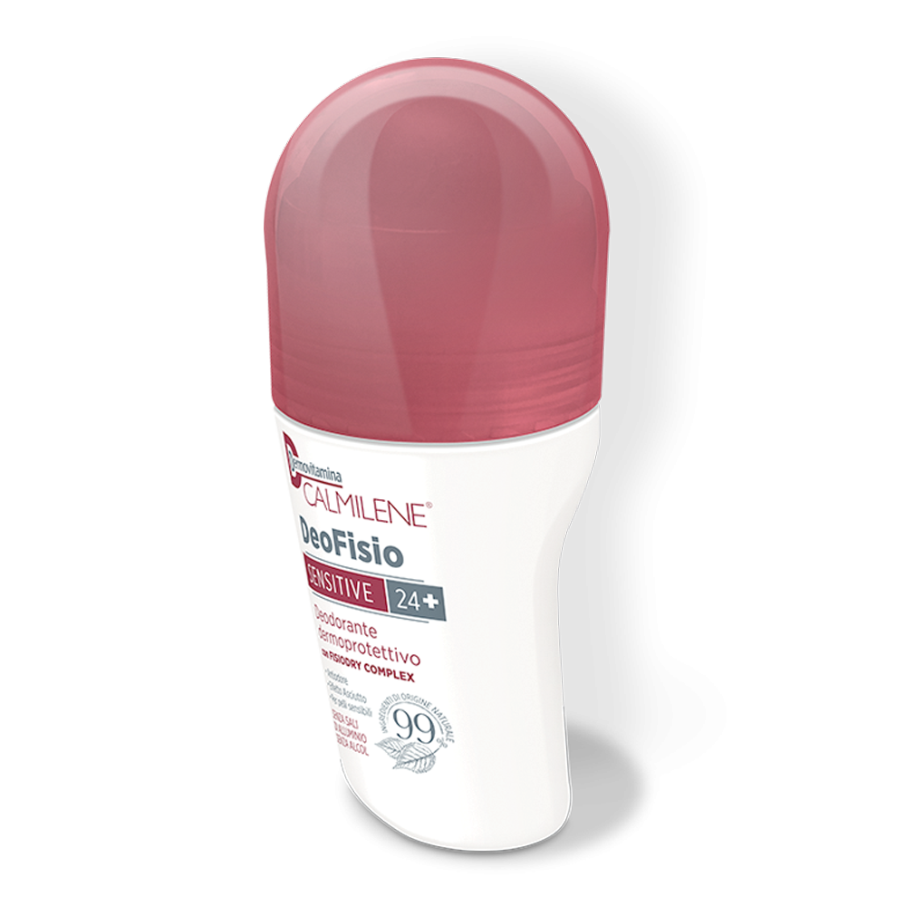 Dermovitamina Calmilene DeoFisio Sensitive 24+ Deodorante Roll-On 75 ml Dermovitamina Calmilene DeoFisio Sensitive 24+ Deodorante Roll-On 75 ml