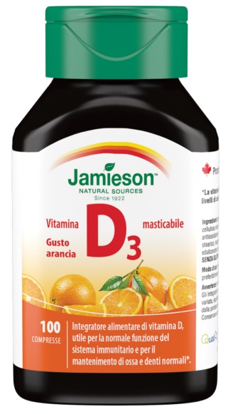 VITAMINA D MASTICABILE 100 COMPRESSE BARATTOLO 70 G