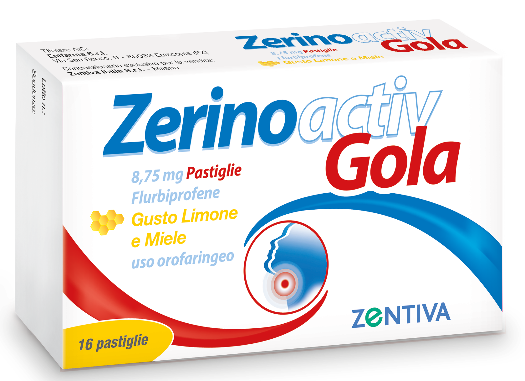 Flurbiprofene EG 16 Pastiglie Gusto Limone e Miele