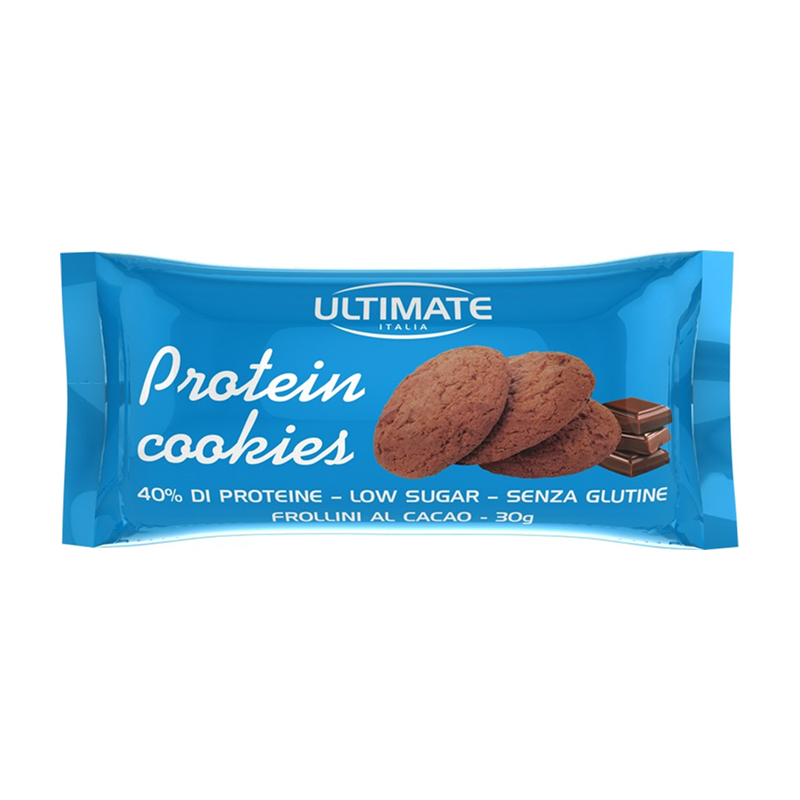Ultimate Italia Protein Cookies - Biscotti Senza Glutine Gusto Cacao 30 g