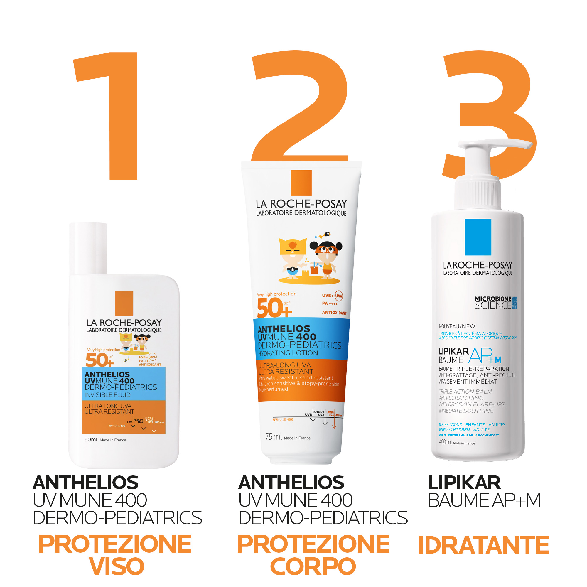 La Roche-Posay - Anthelios Uvmune 400 Dermo-Pediatrics Latte Idratante SPF50+ Bambini 75 ml