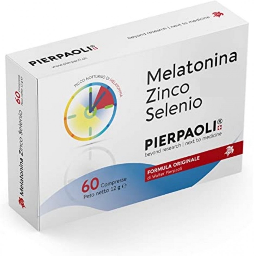 Melatonina Zinco-Selenio Pierpaoli - 60 compresse Melatonina Zinco-Selenio Pierpaoli - 60 compresse