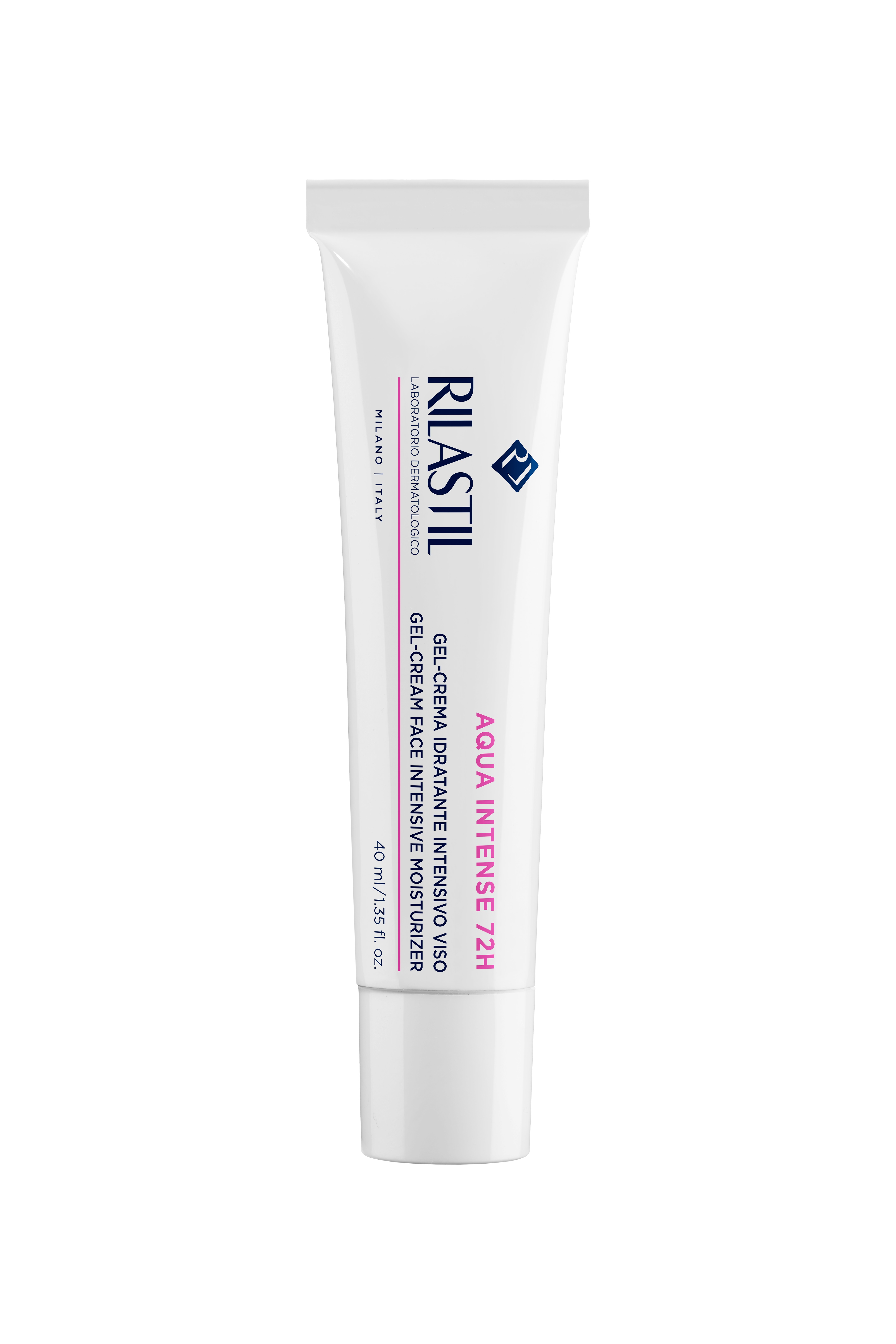 Rilastil Aqua Intense 72H - Gel-Crema Idratante Intensivo Viso 40 ml