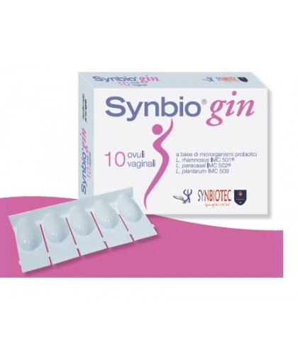 Synbiogin Stabilizzante Flora Vaginale 10 Ovuli Vaginali Synbiogin Stabilizzante Flora Vaginale 10 Ovuli Vaginali