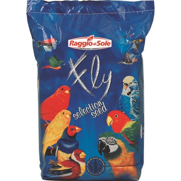 RAGGIO DI SOLE FLY MANGIME VOLATILI SELECTION SEED GIRASOLE STRIATO GRANDE 500GR