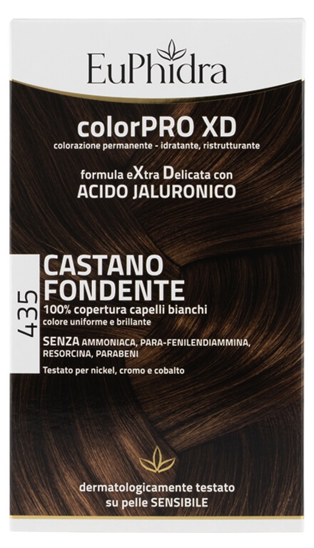 Euphidra ColorPRO XD 435 Castano Fondente Tintura Capelli Extra Delicata