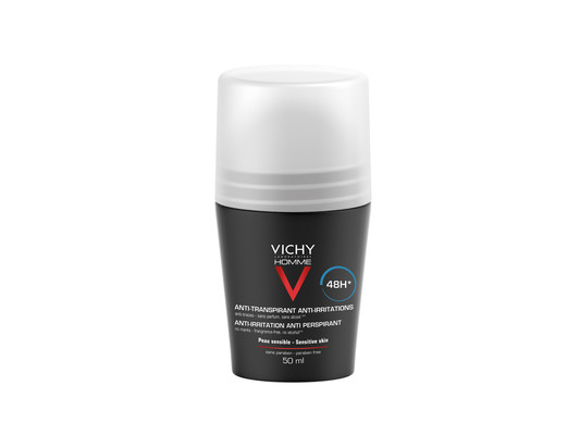 Vichy Homme Deodorante Roll-On 48h Pelle Sensibile 50 mL
