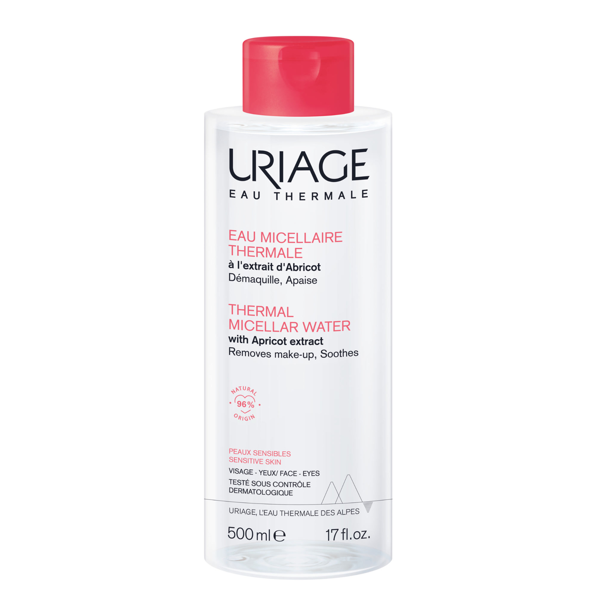 Uriage Eau Thermale - Acqua Micellare Termale Per Pelli Sensibile 500 ml