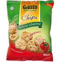 Giusto Senza Glutine Chips a Pizza Snack Salato 30 g Giusto Senza Glutine Chips a Pizza Snack Salato 30 g
