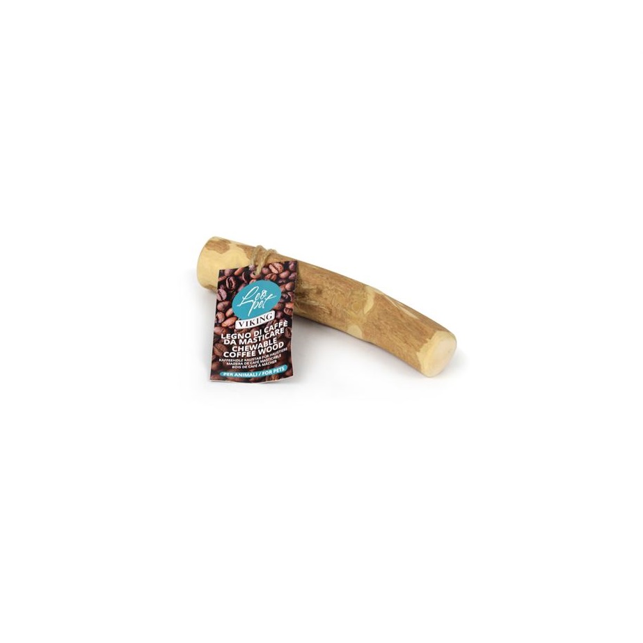 LEOPET CANE SNACK VIKING LEGNO CAFFE' (L) 19/20CM 150GR