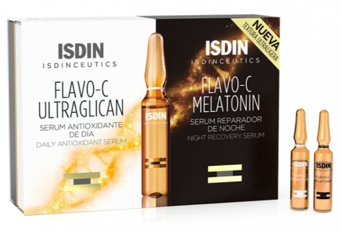 ISDINCEUTICS FlavoC Ultraglican+FlavoC Melatonin Siero 20F