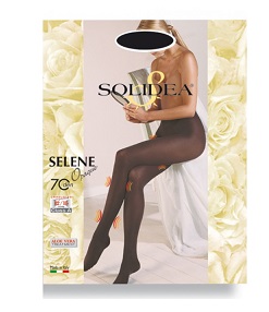 Solidea Selene Opaque 70 DEN Collant Compressivo Colore Blu Scuro Taglia 3