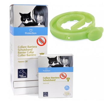 Protection Collare Barriera Olio di Neem per gatti collare 35cm Protection Collare Barriera Olio di Neem per gatti collare 35cm