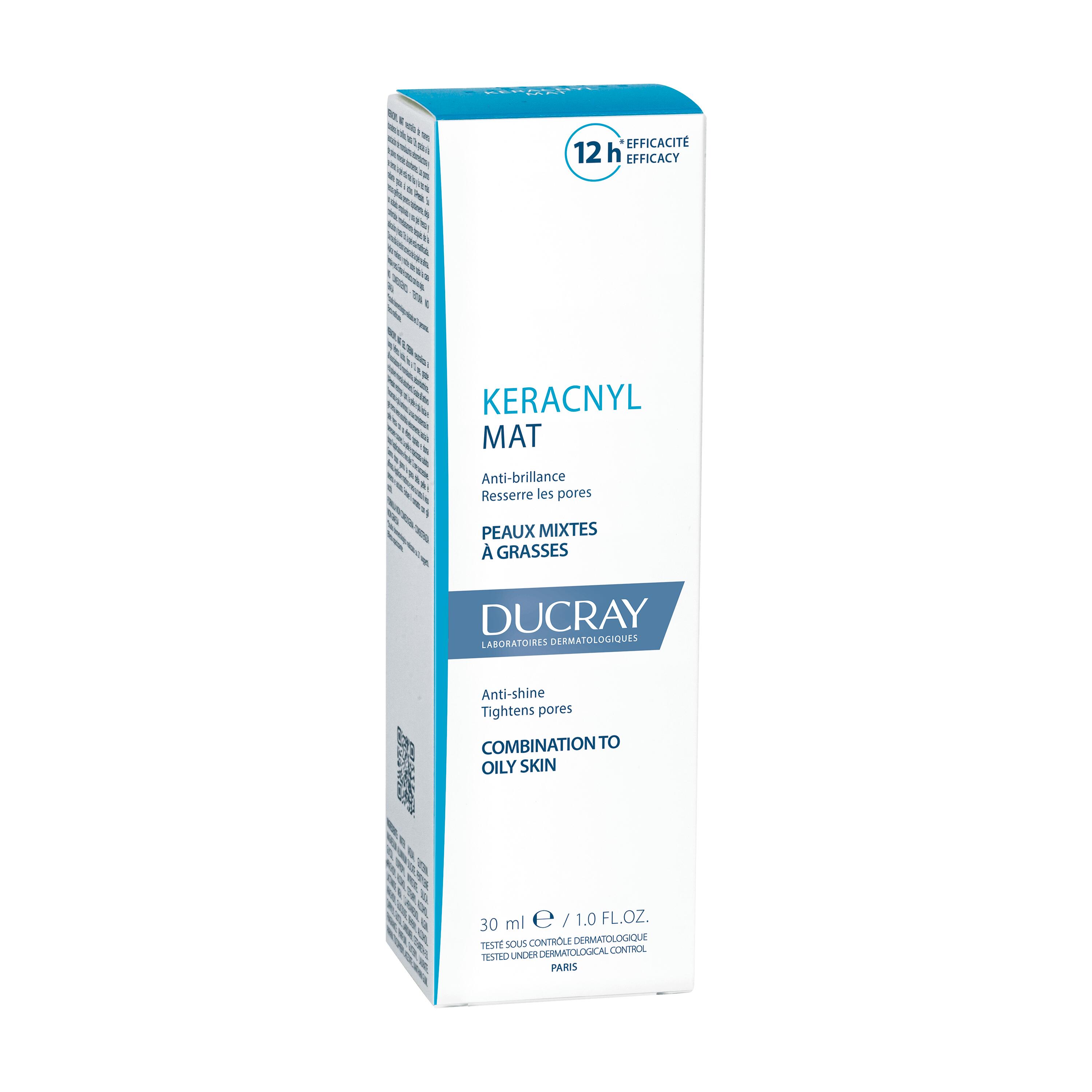 Ducray Keracnyl Mat - Crema Opacizzante Per Pelli Miste E Grasse 30 ml